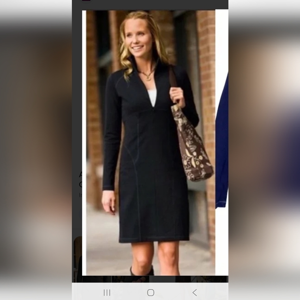 Elegant Navy Blue Women's Dress